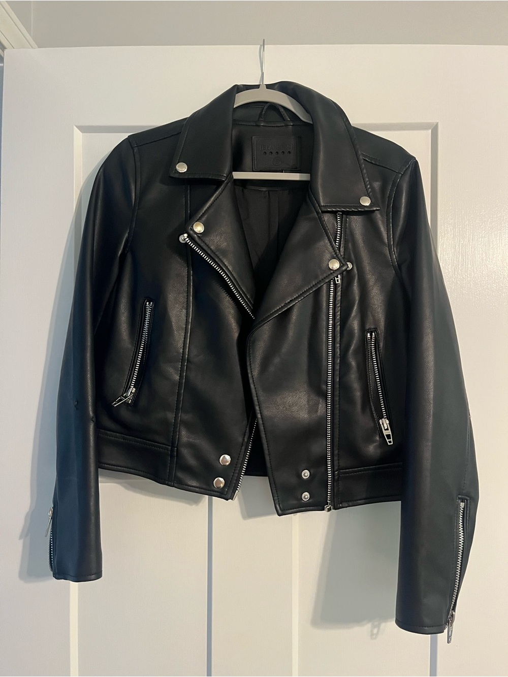 BLANKNYC Life Changer Faux Leather Moto Jacket size s